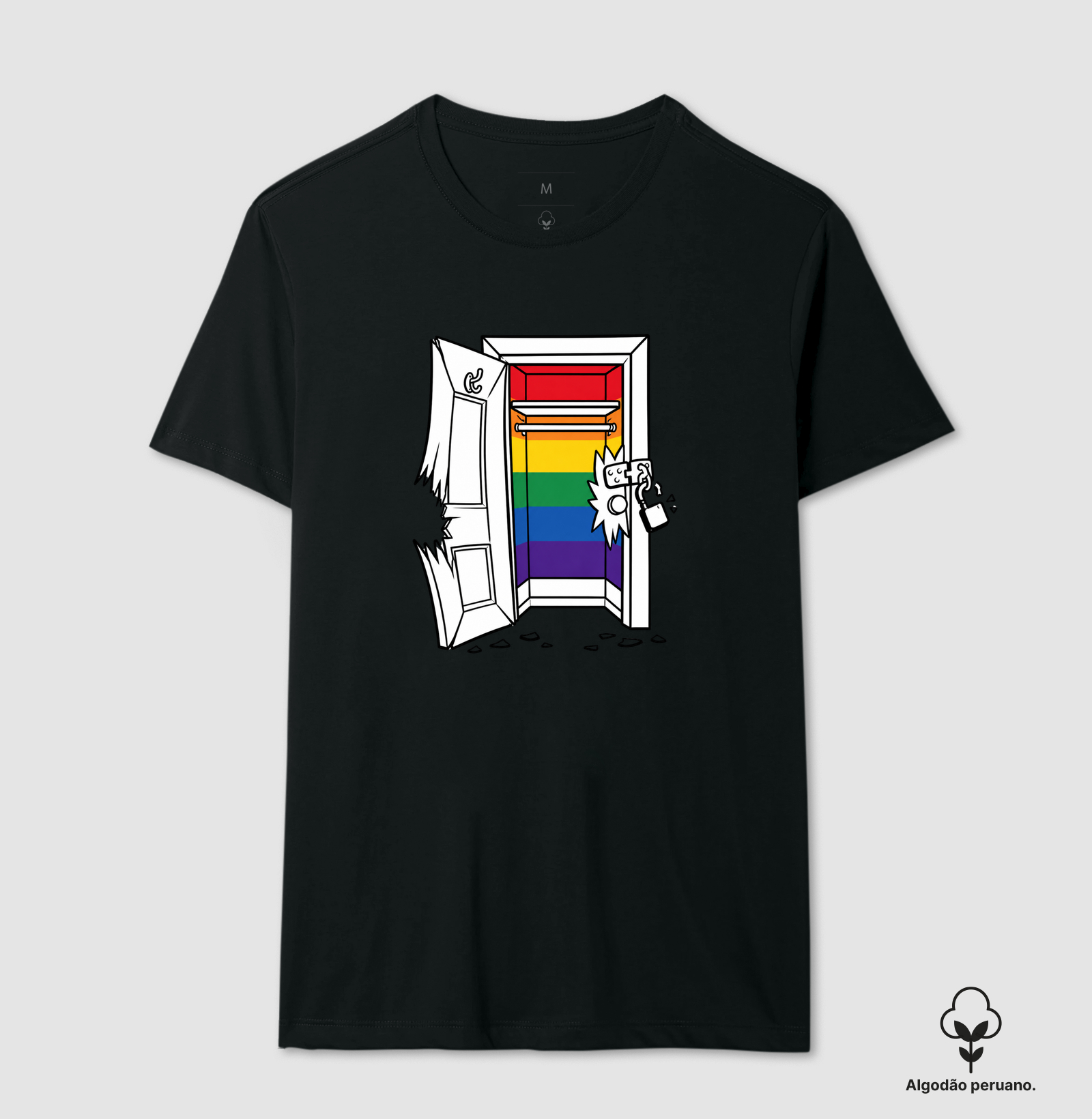 Fora do Armário | Coleção Ô Bicha - Camiseta Algodão Peruano