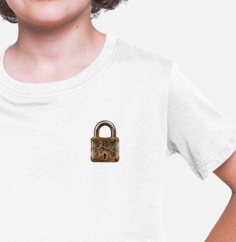 Cadeado - Camiseta Infantil