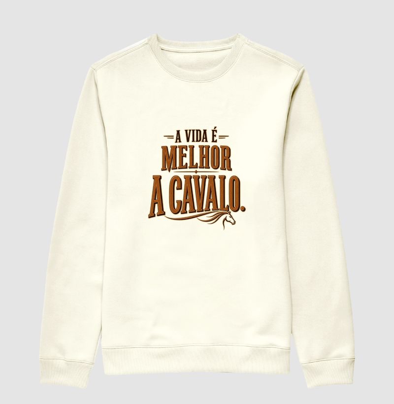 A vida é melhor a cavalo.