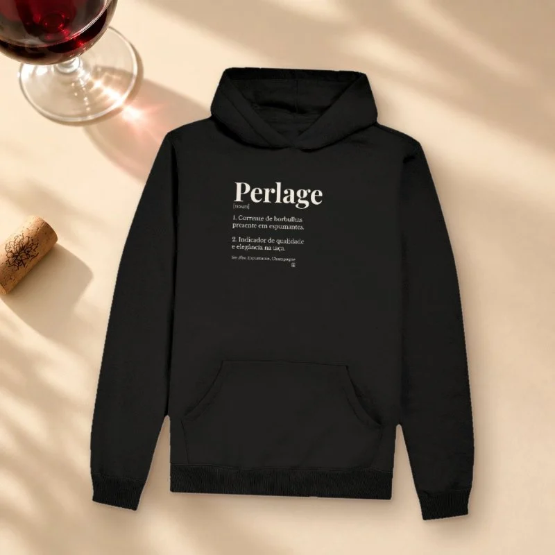 Hoodie Moletom Perlage — Wine Dictionary - Hoodie Moletom