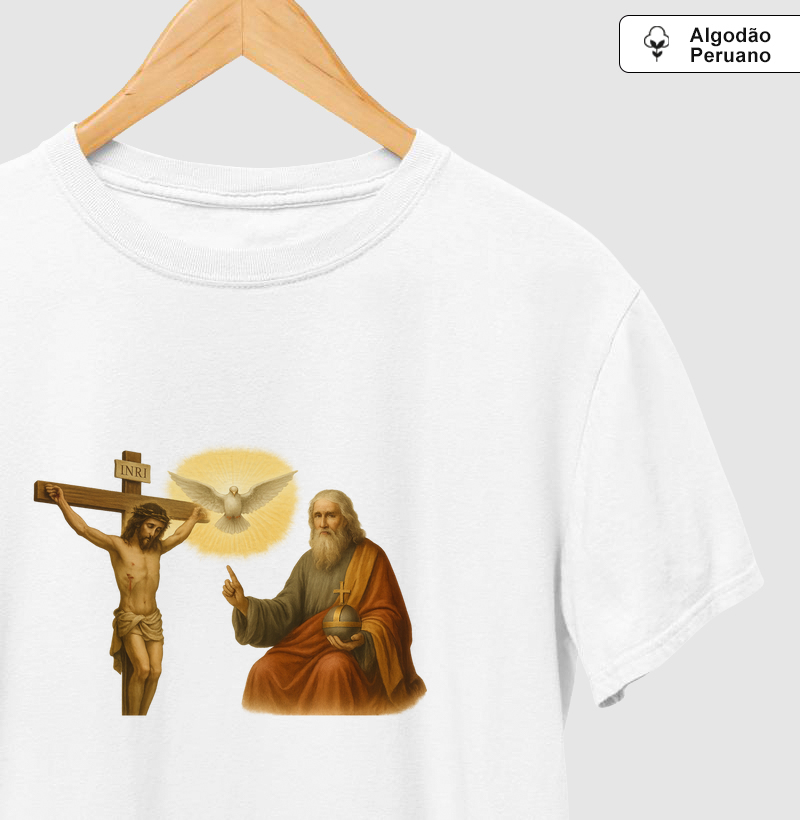 Camiseta Algodão Peruano Santíssima Trindade