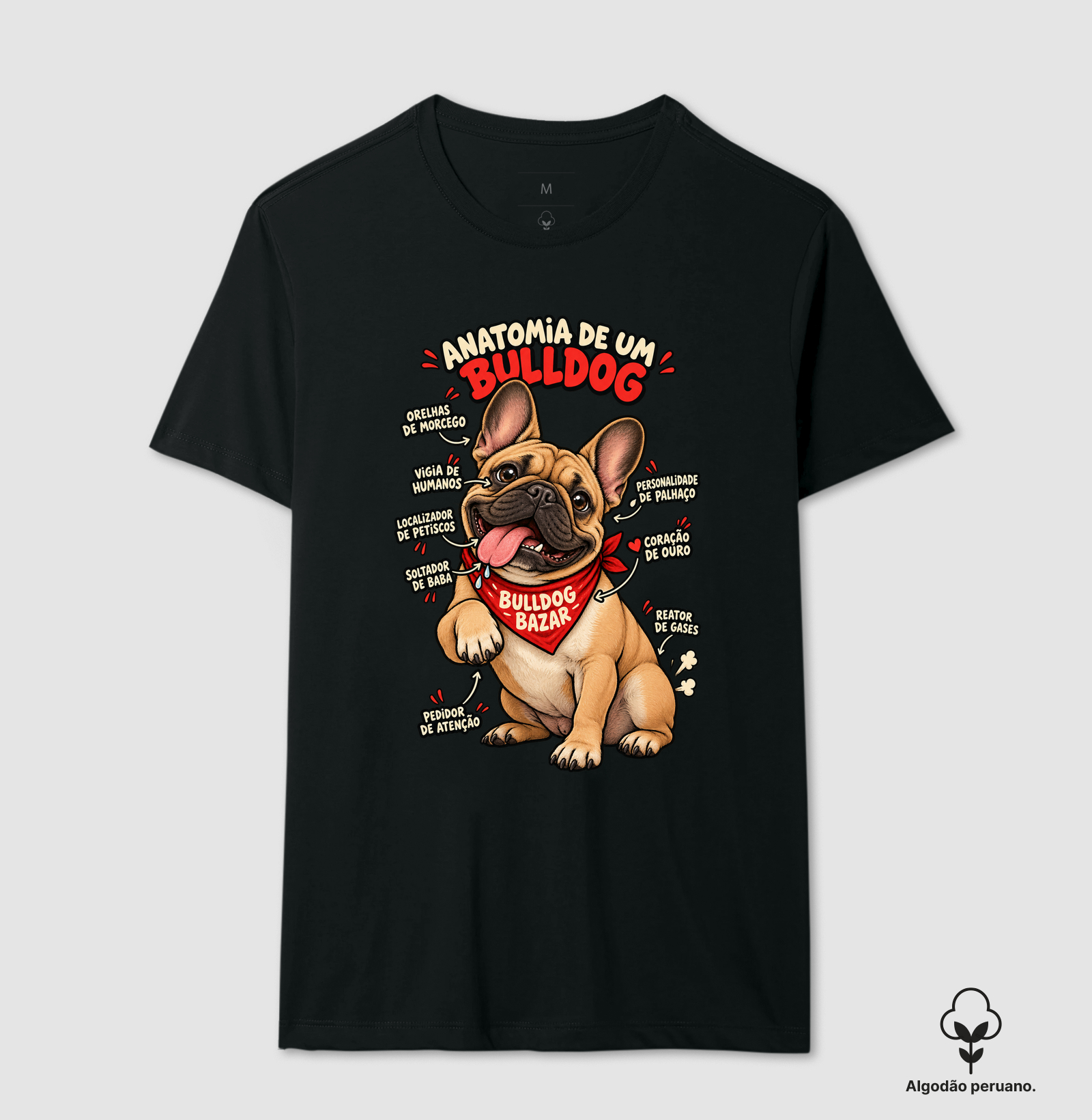 Frances - Anatomia Fulvo - Camiseta Algodão Peruano