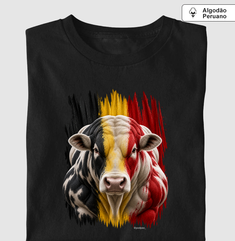 Belgian Blue da Bélgica - Camiseta Algodão Peruano