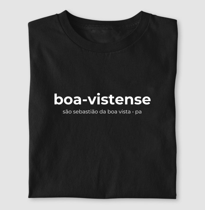 Boa-Vistense | Gentílico PA - Camiseta