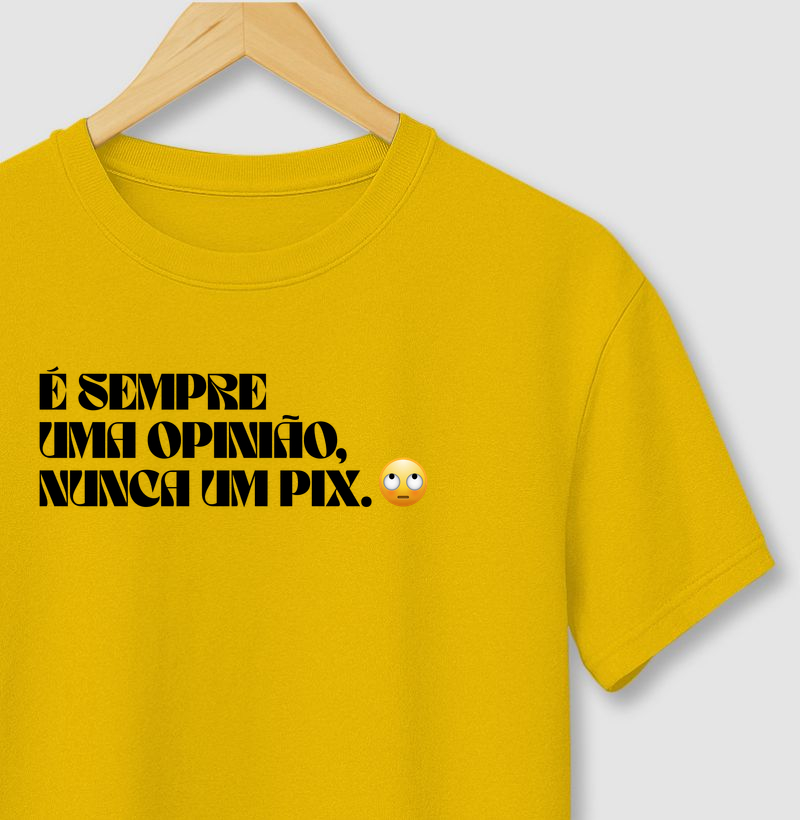 nunca um pix