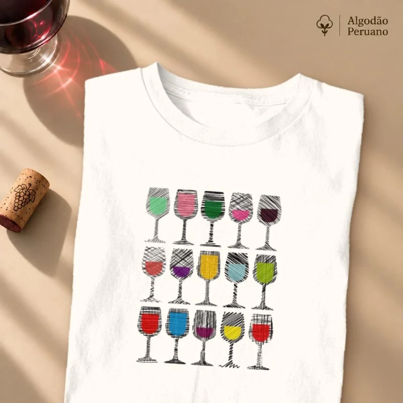 Camiseta Wine Palette