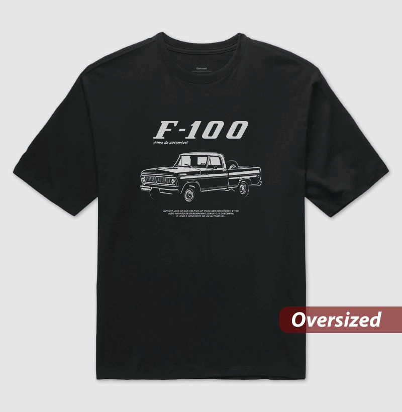 F-100 | Alma de Automóvel - Camiseta Oversized