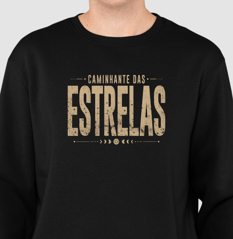 Caminhante das Estrelas - Suéter Moletom