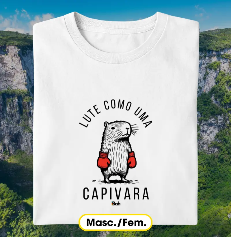 Lute como uma capivara