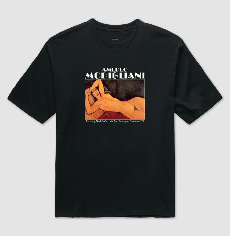 Reclining Nude With Left Arm Resting on Forehead (1917) - Amedeo Modigliani