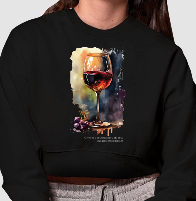 O Vinho é a única obra de arte que podemos beber 