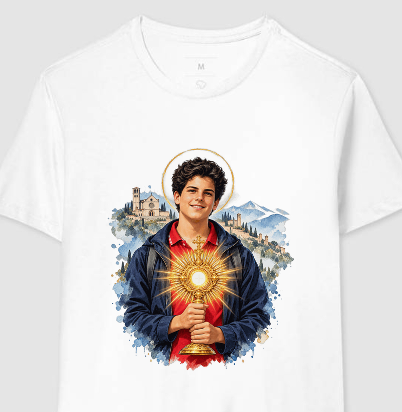 São Carlo Acutis — A Autoestrada para o Céu - Camiseta