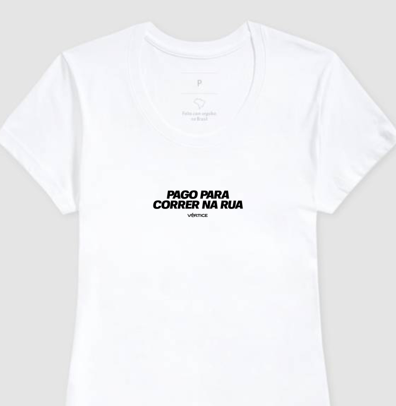 Baby look - Pago para correr na rua