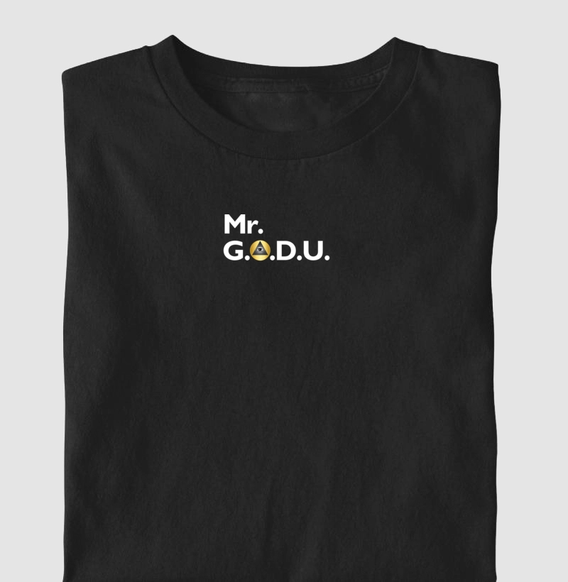 Camiseta Mr. GADU Dourado