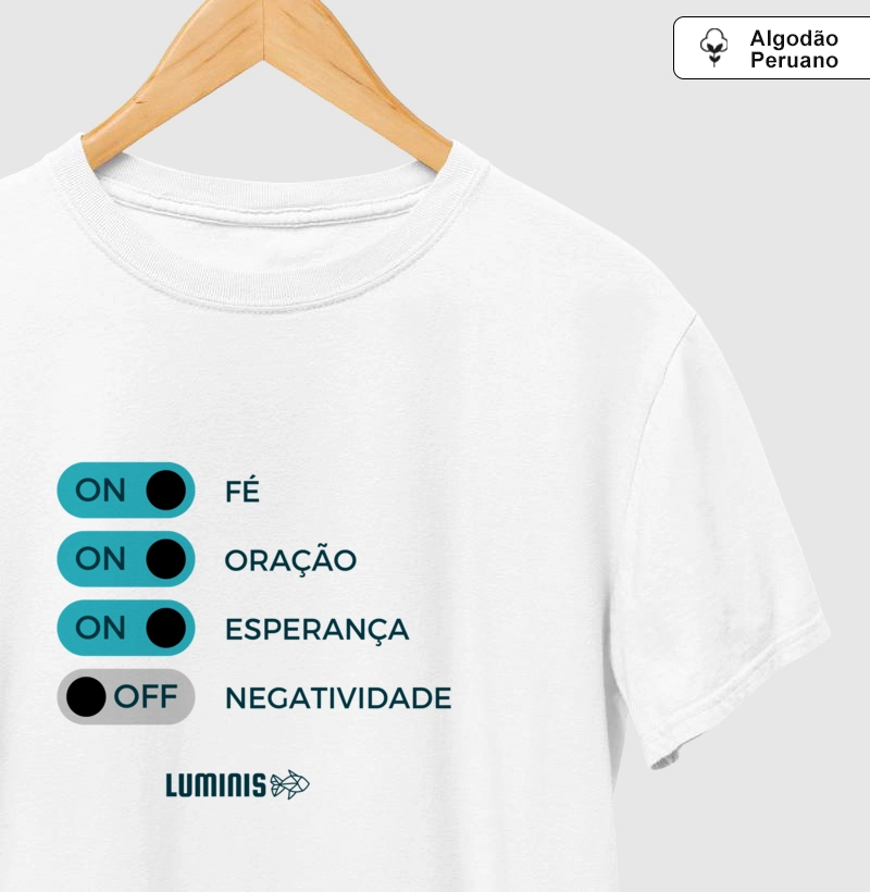 Camiseta ON e OFF (Algodão Peruano)