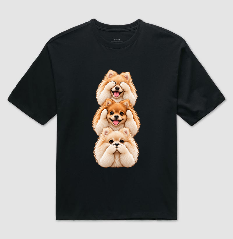 Ver, ouvir e falar versão Spitz - Camiseta Oversized