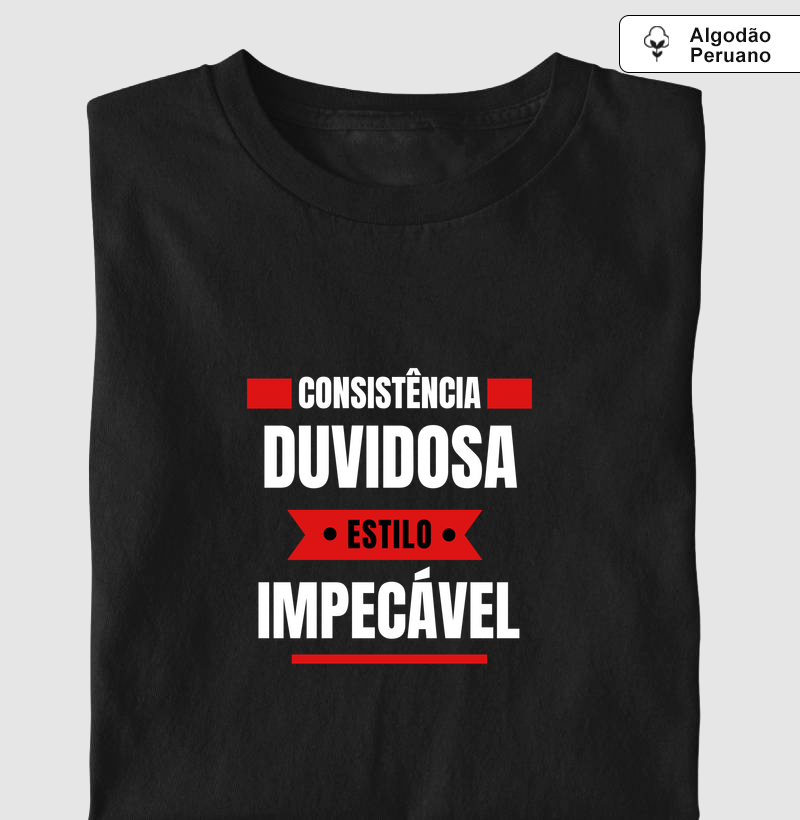 Estilo Impecável - Camiseta Algodão Peruano