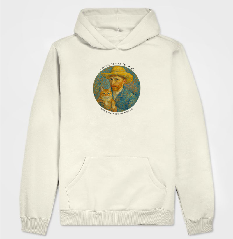 Camiseta Van Gogh & Gato