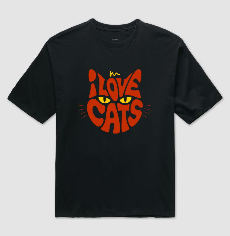 Camiseta ou babylook Love Cats