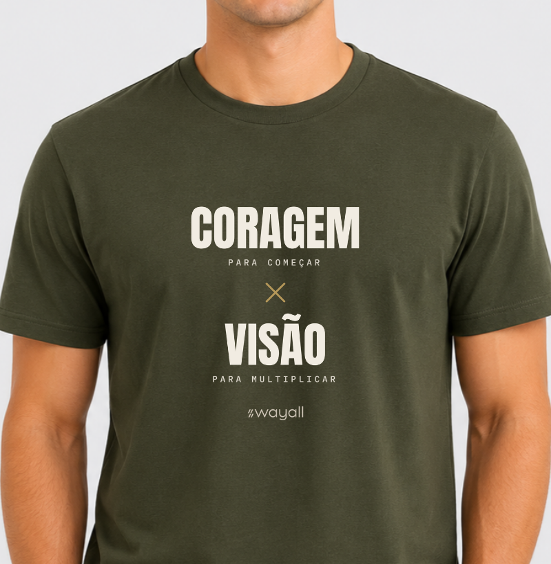 Coragem para começar. Visão para multiplicar