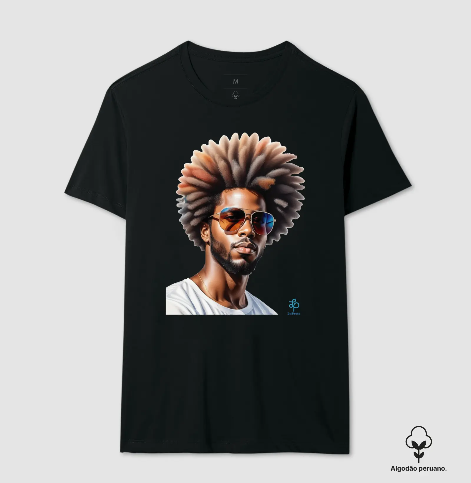 Homem Black Power - colorido