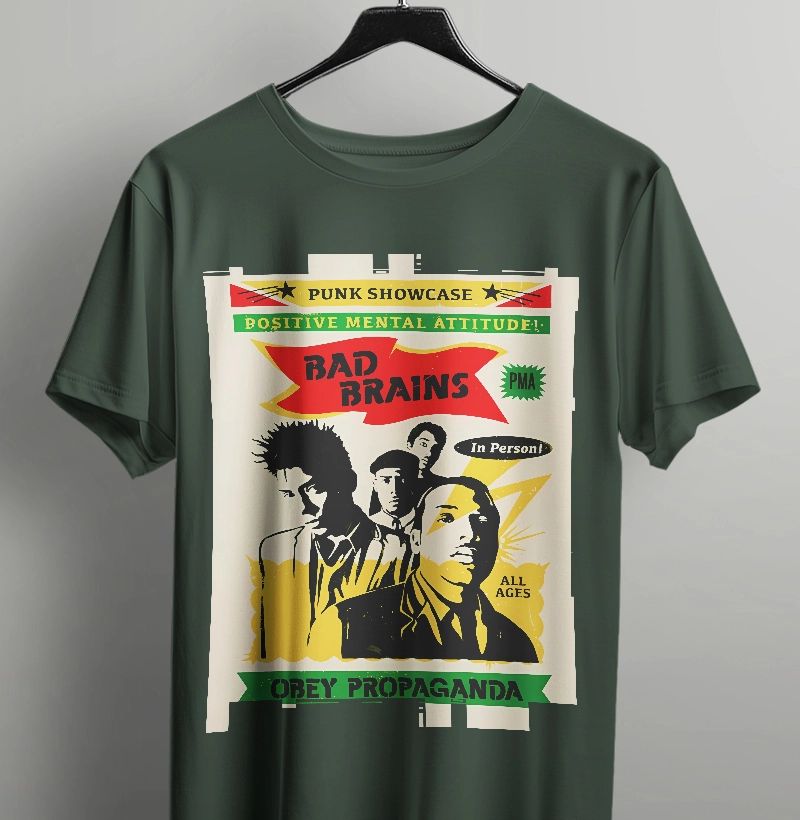 Camiseta És ahead of the curve Bad Brains