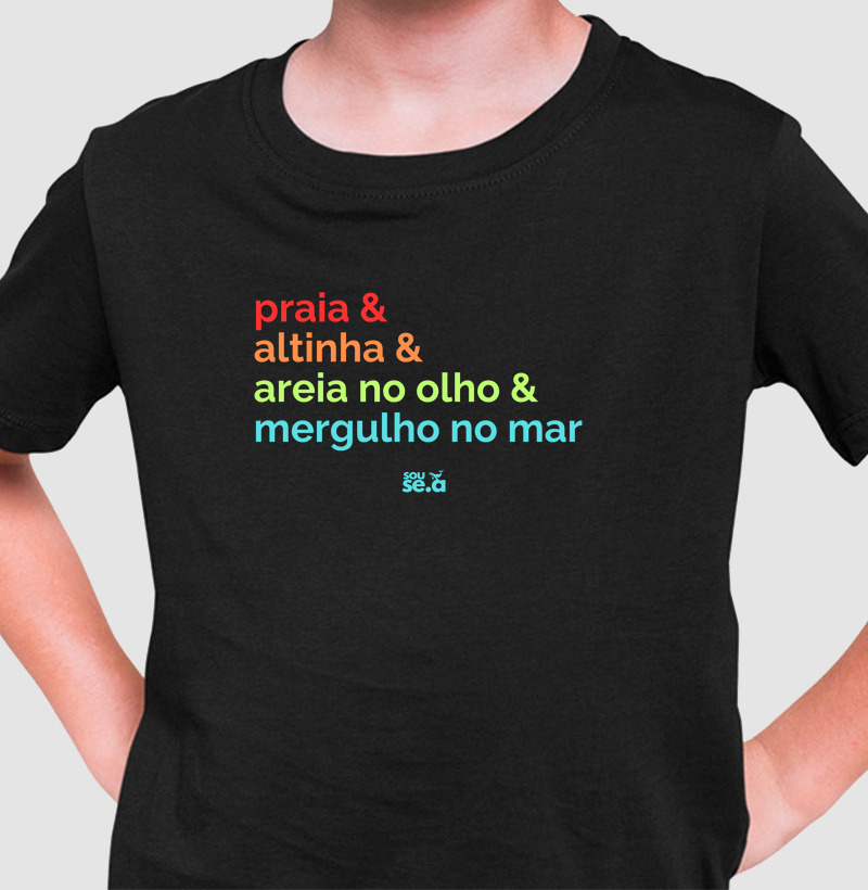 Praia, altinha, areia no olho, mergulho o mar