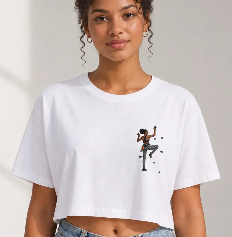 Camiseta Crux & Resina | Escalada Indoor Mulher