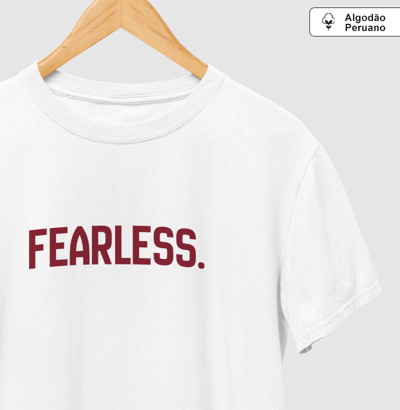 Camiseta Algodão Peruano Fearless