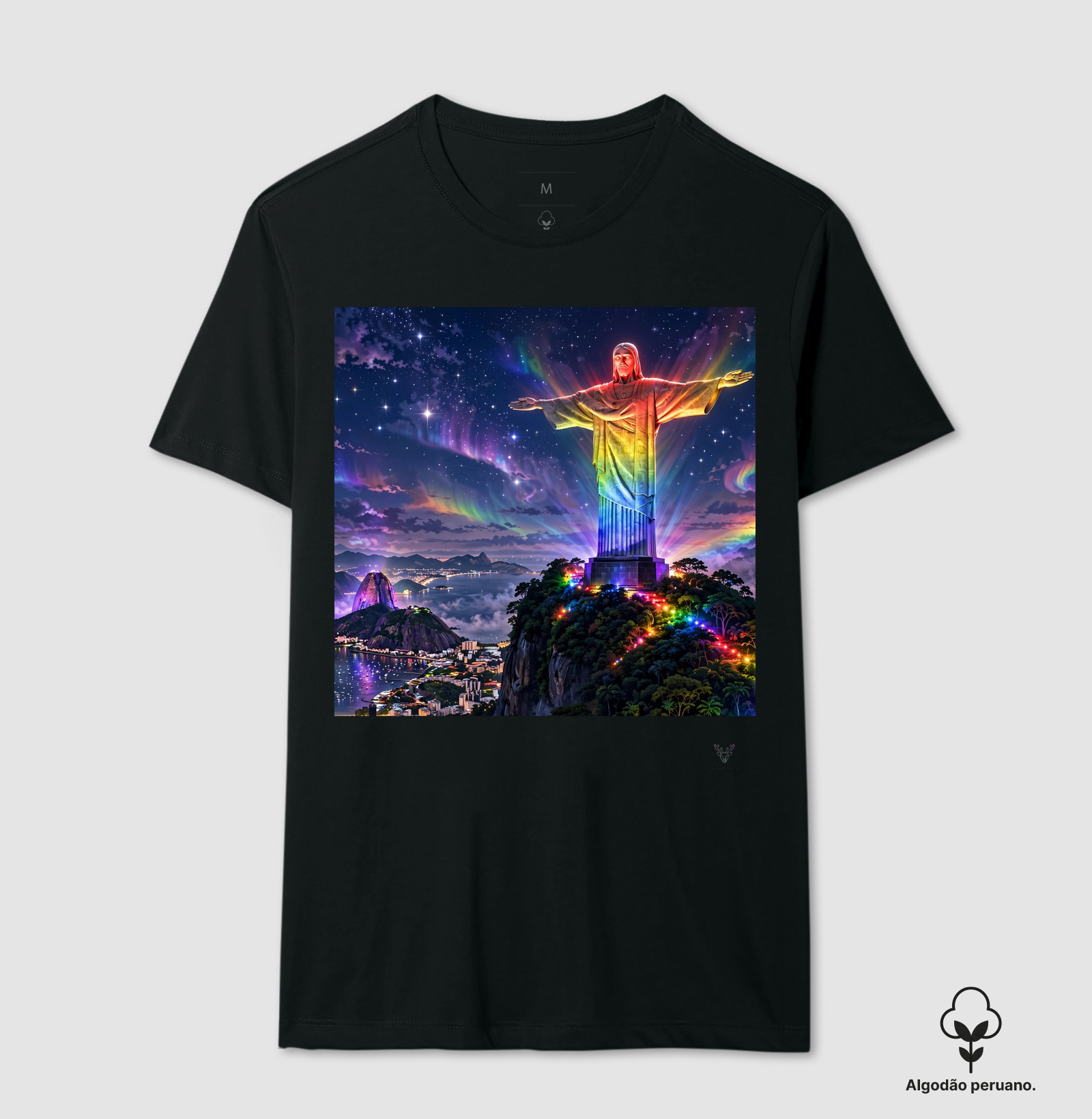 Corcovado LGBTQIA + - Camiseta Algodão Peruano