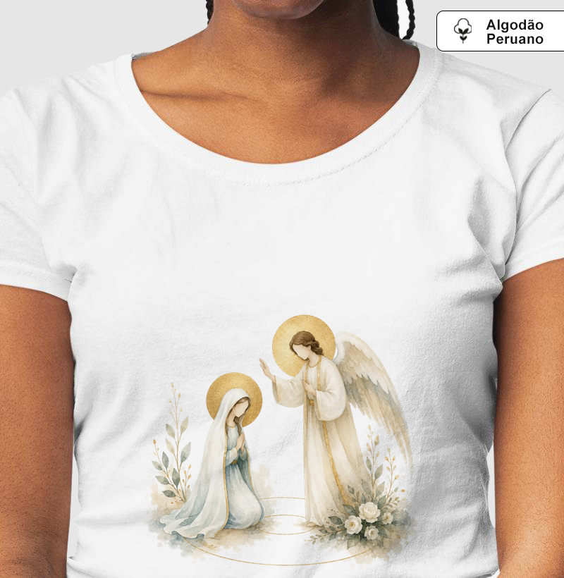 Coleção Sob o Manto - Camiseta “Ave Gratia Plena”