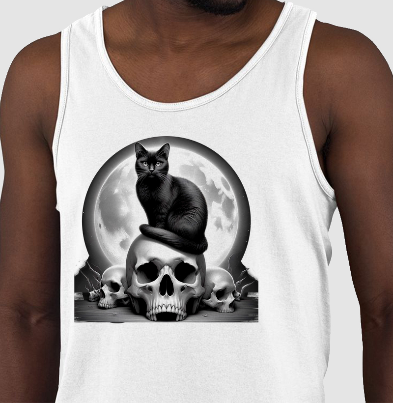 GATO PRETO CAVEIRA - Reserva.Ink 