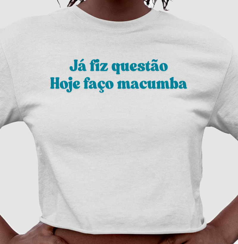Hoje faço macumba