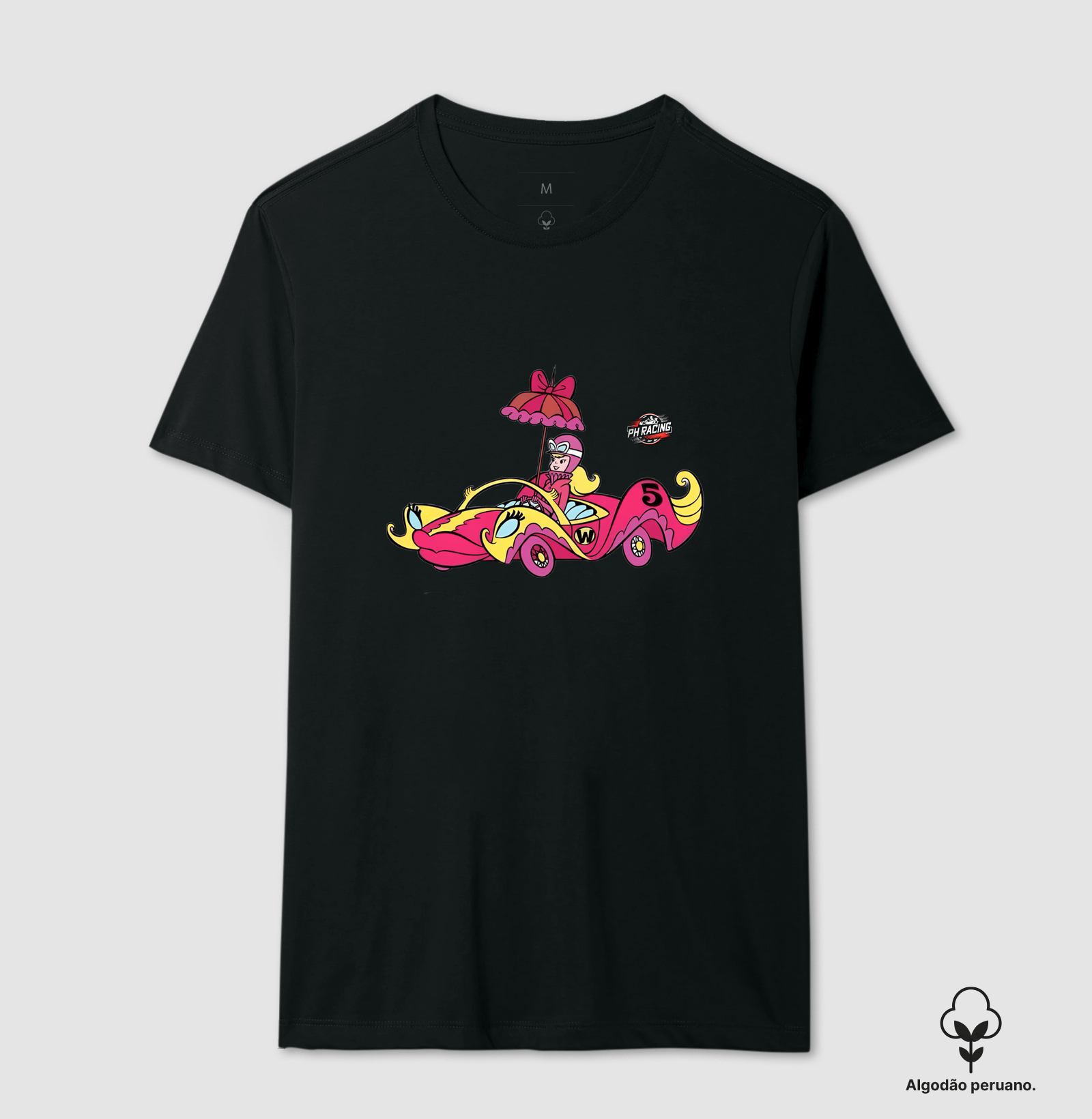 Camiseta Feminina Corrida Maluca - Penelope - Algodão Peruano