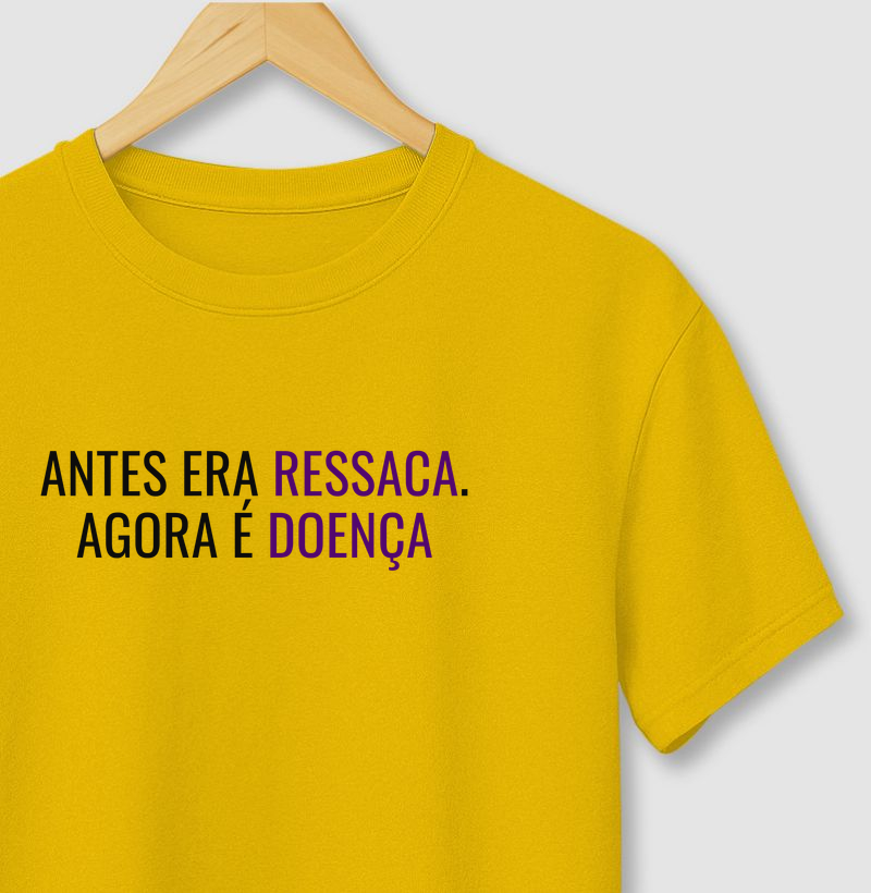 Antes era ressaca. Agora é doença.