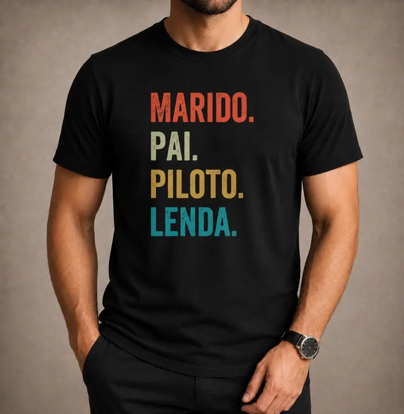 Marido. Pai. Piloto. Lenda.