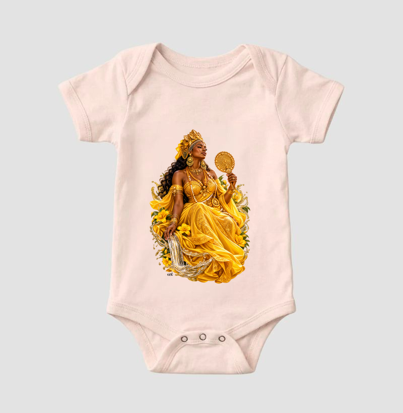 Oxum - Amor, Beleza e Prosperidade - Body Infantil