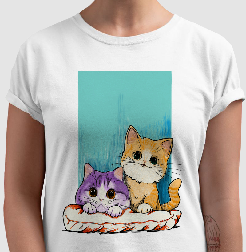 Camiseta Gatinhos