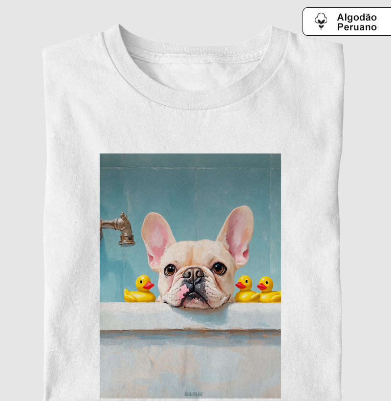 Frenchie Bath Time