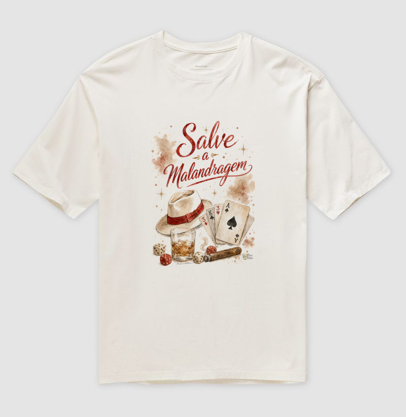 Coisas da Malandragem Maria Patuá - Camiseta Oversized