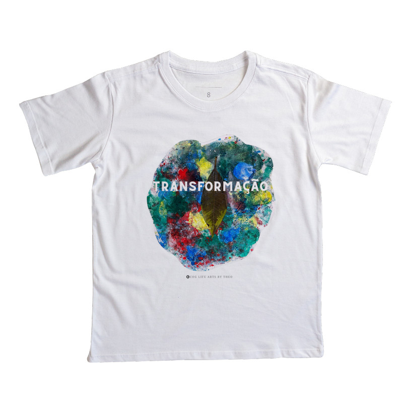 Camiseta Infantil Branca Transformação 