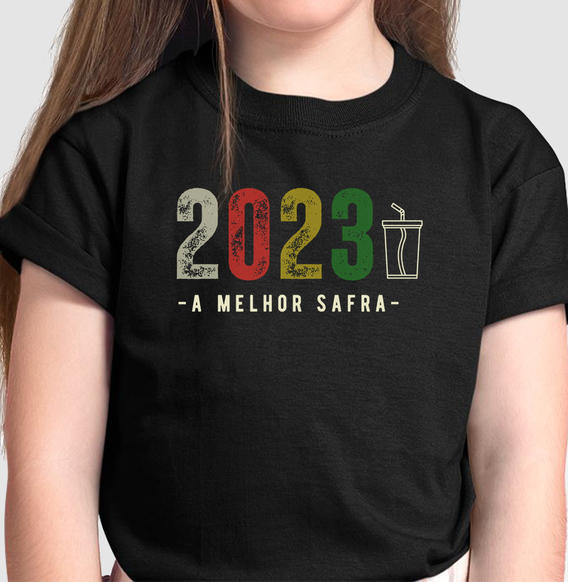 Camiseta Infantil A Melhor Safra 2023 - Camiseta Infantil
