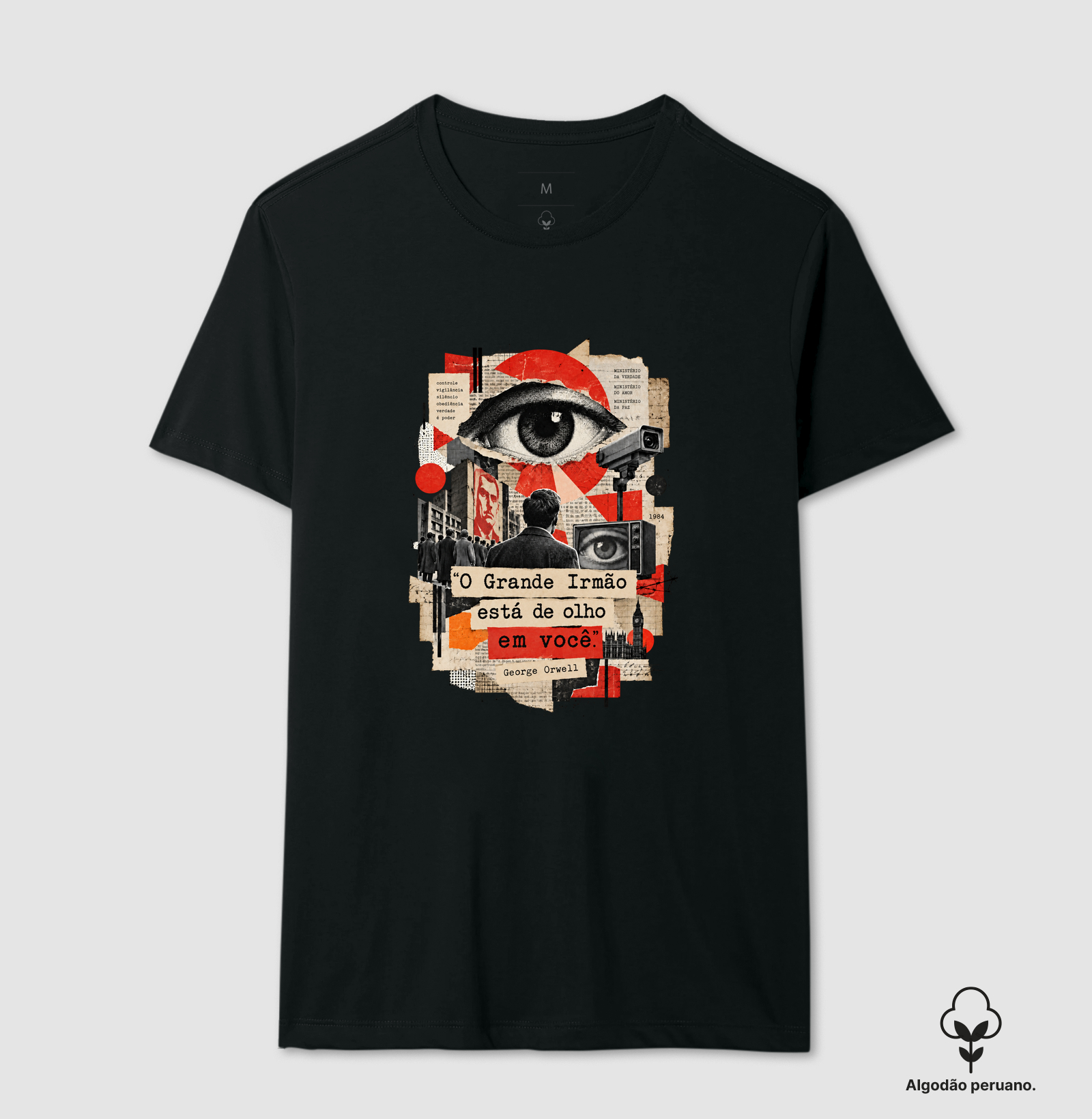 1984 - Camiseta Algodão Peruano