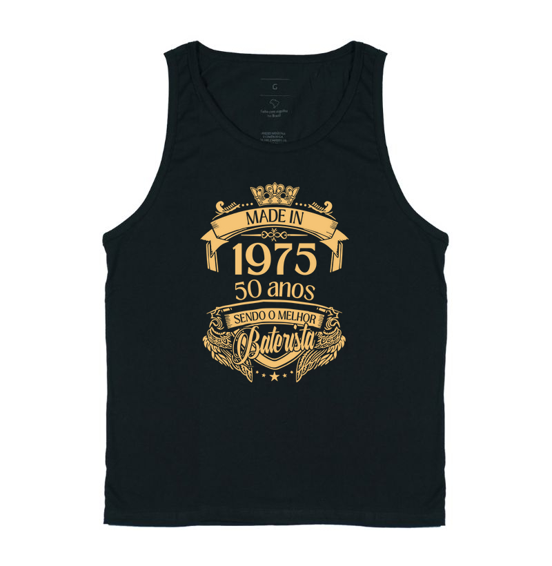 MADE IN 1975 - 50 ANOS SENDO O MELHOR BATERISTA