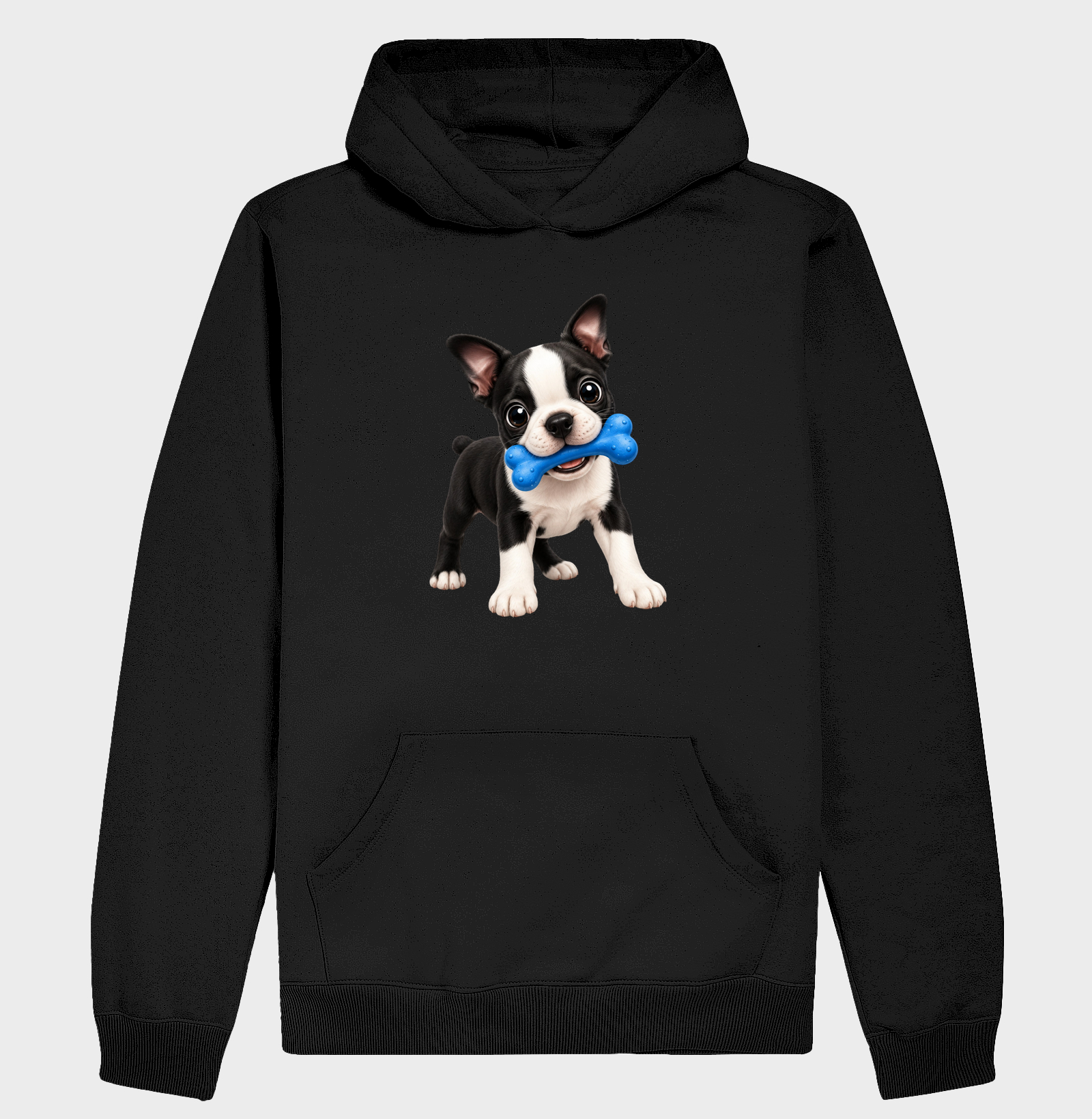Boston Terrier - Desenho Animado - Hoodie Moletom