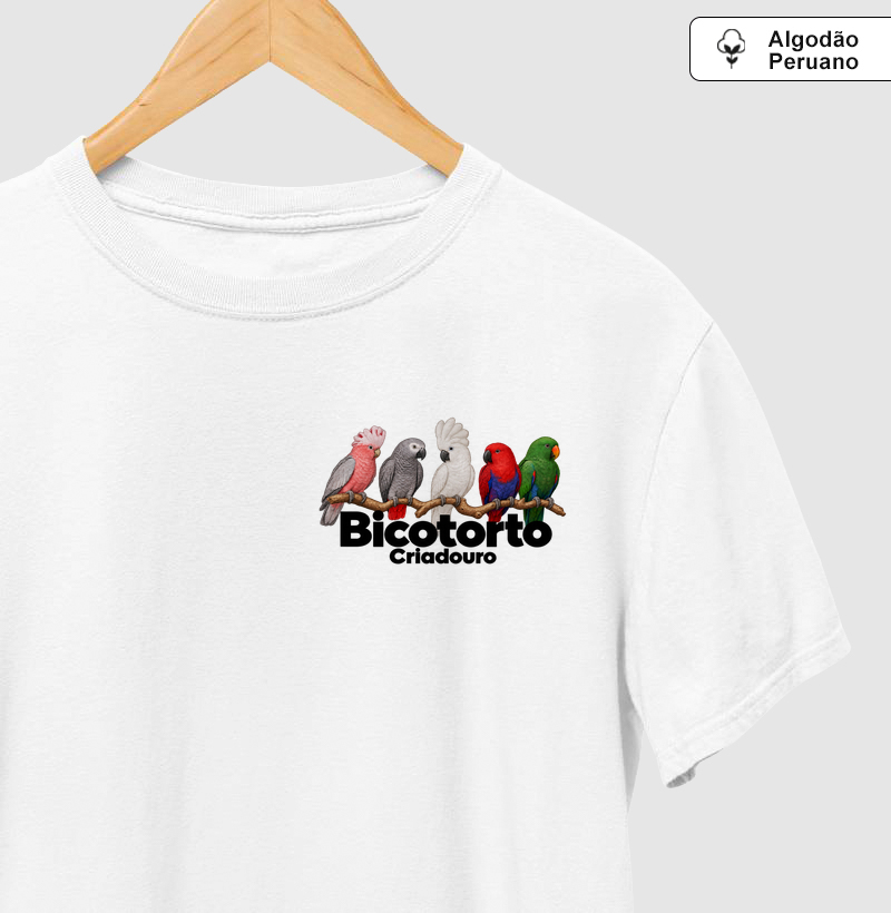 Camiseta Bicotorto 2 - Camiseta Algodão Peruano
