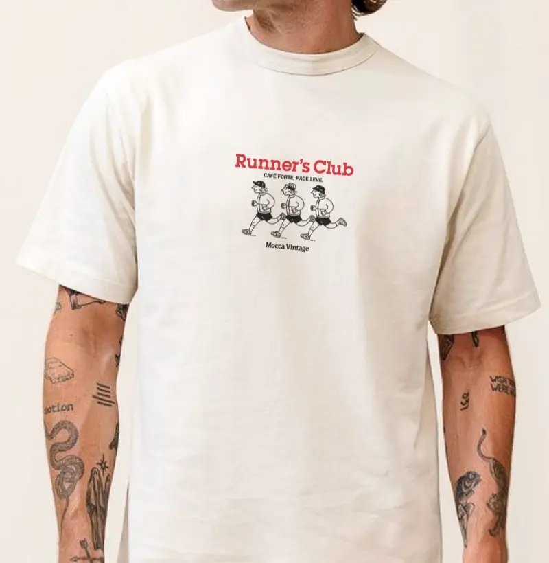 OVERSIZED - Runner's Club - Café Forte, Pace Leve