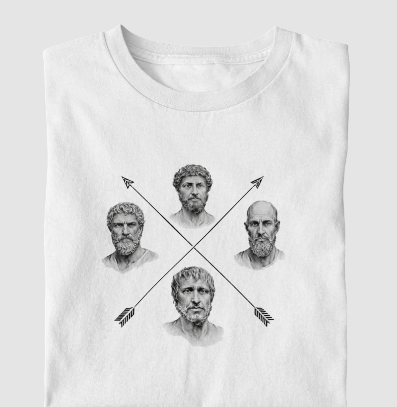 Estoicismo "The 4" - Camiseta