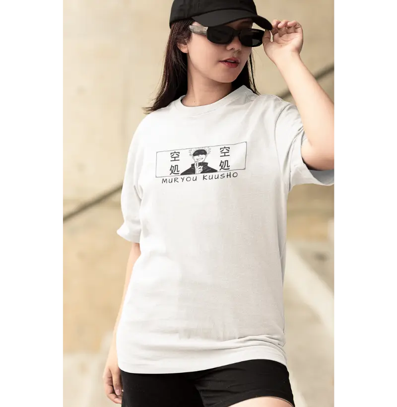 Camiseta Satoru Gojo - Oversized Unissex