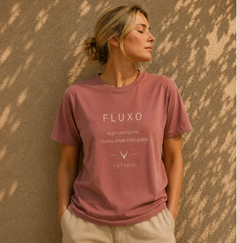 FLUXO — “sigo como rio: curva, mas não para”